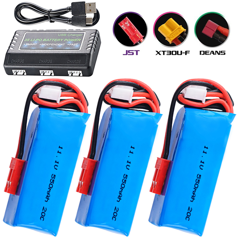 แบตเตอรี่ Lipo 11.1V 550mAh สำ - Drone Kit Octocopter บทวิจารณ์และราคา